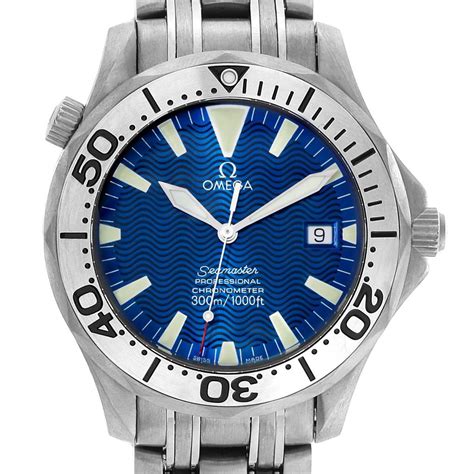 Omega Seamaster titanium dial